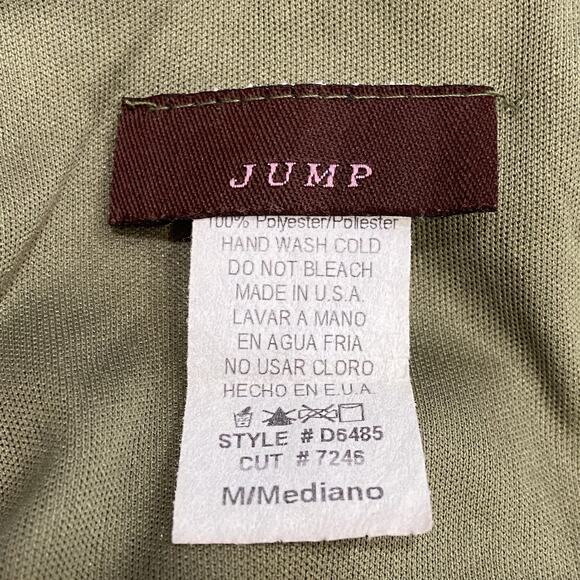 Vintage Y2K Jump Green Floral Bias-Cut Midi Fairy Slip Dress Women's size M - Picture 6 of 6